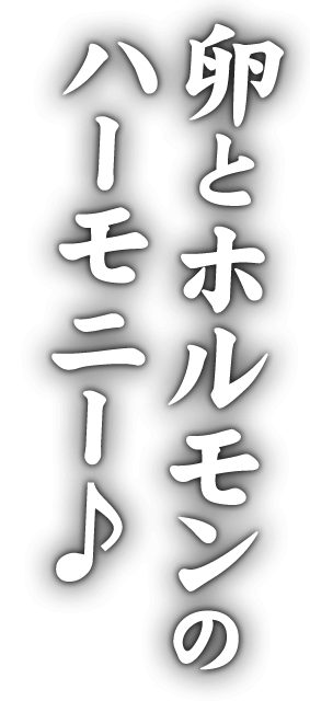 卵とホルモンのハーモニー♪