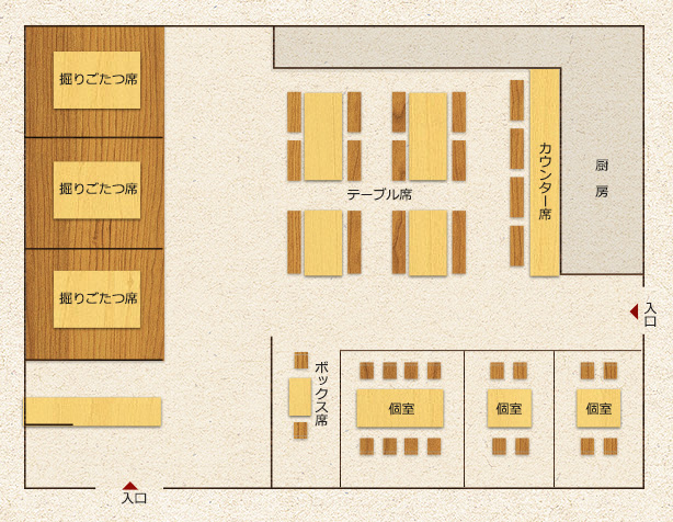 店内見取り図