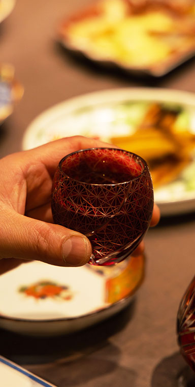 日本酒手元